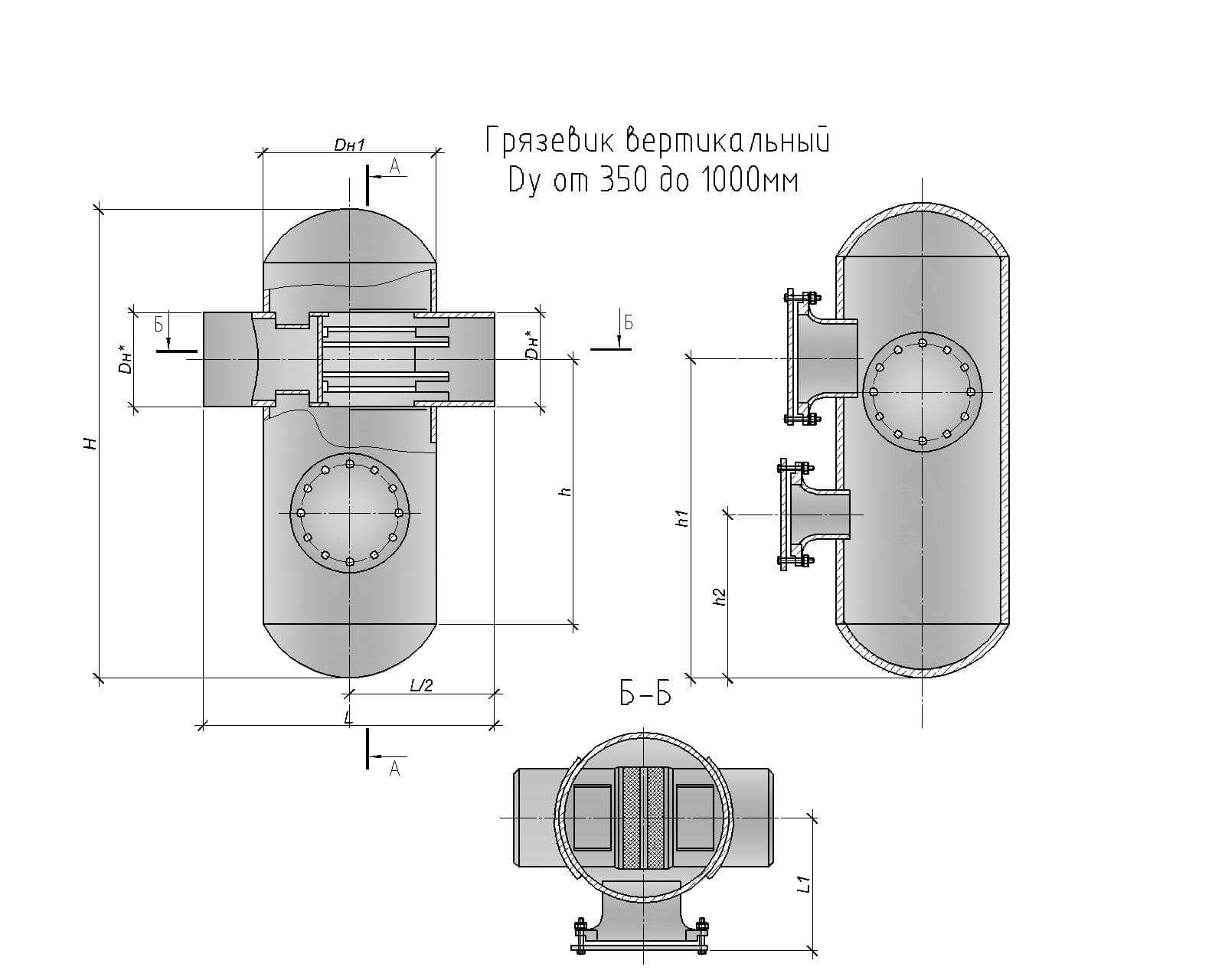 Чертежи грязевиков dwg