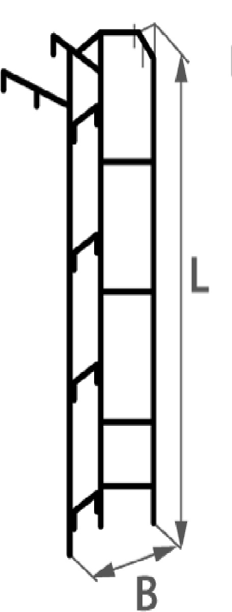 Лестницы для смотровых колодцев системы канализации стальные марка л 1 длина 2 0 м