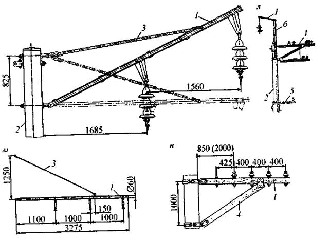 Расстояние контактной сети. Кронштейн кфц-5 чертеж. Кронштейны, консоли контактной сети РЖД. Кронштейн КФ контактной сети. Консоль опоры контактной сети.