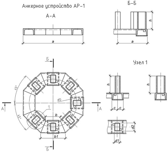 Швартовная тумба тсо 25